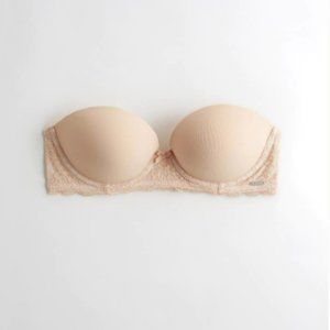 Gilly Hicks multi-way strapless push up bra 34A